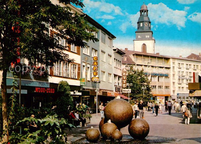 Giessen Lahn Kreuzplatz Fussgaengerzone Universitaetsstadt