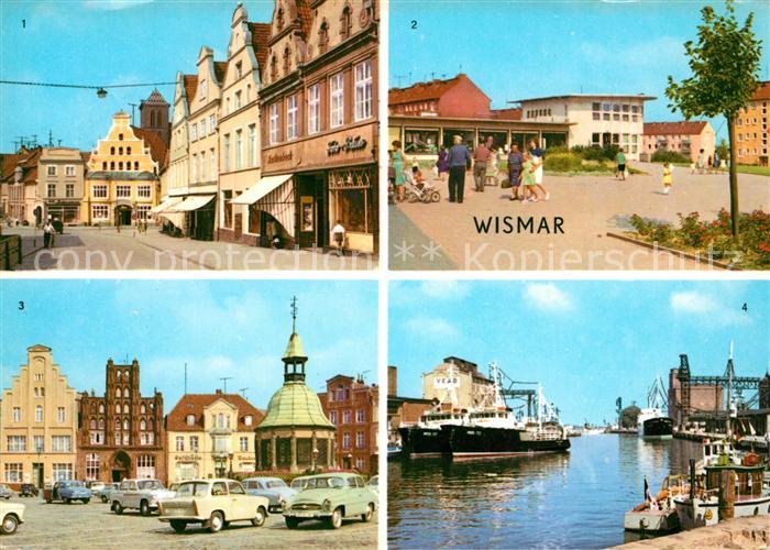 Wismar Mecklenburg Kramerstrasse Wendorf Kaufhof Nord Markt Hafen