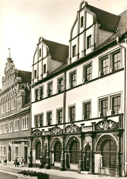 Weimar Lahn Cranachhaus 16. Jhdt. Stadthaus am Markt Historische Gebaeude
