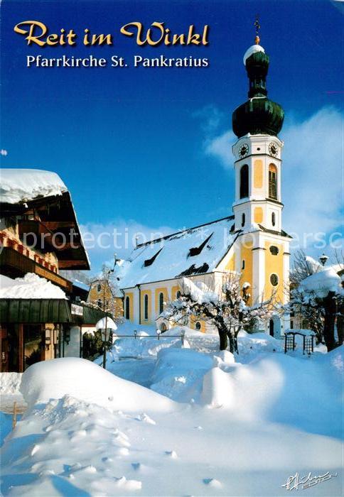 Reit Winkl Pfarrkirche St Pankratius im Winter