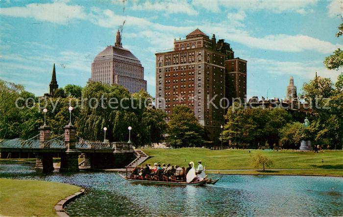 Boston Massachusetts Swan Boat John Handcock Building