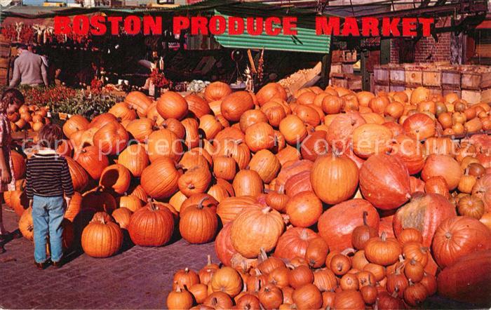 Boston Massachusetts Old Boston Produce Market Kuerbisse