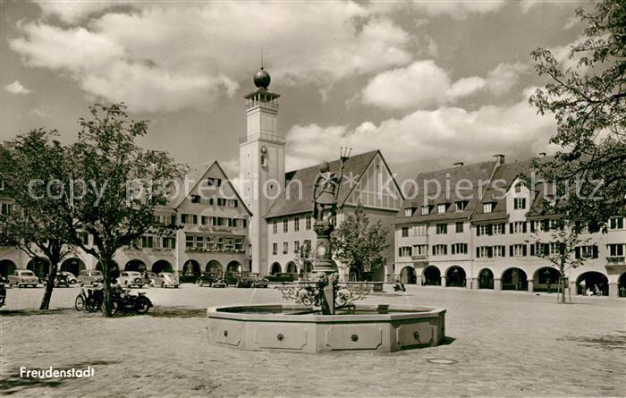 FREUDENSTADT BW Marktplatz Rathaus