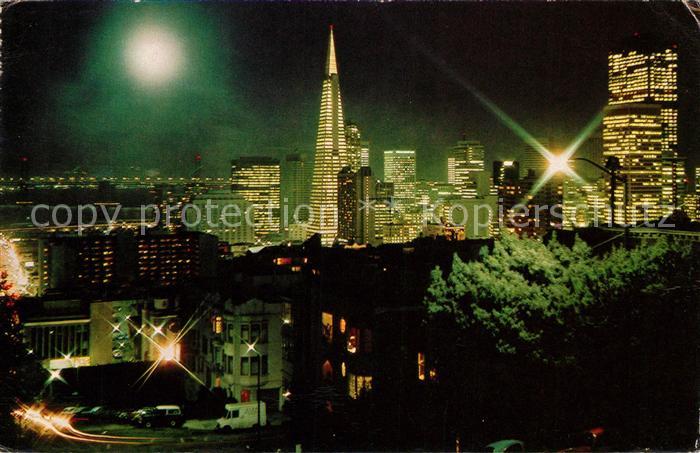 San Francisco California Abendstimmung