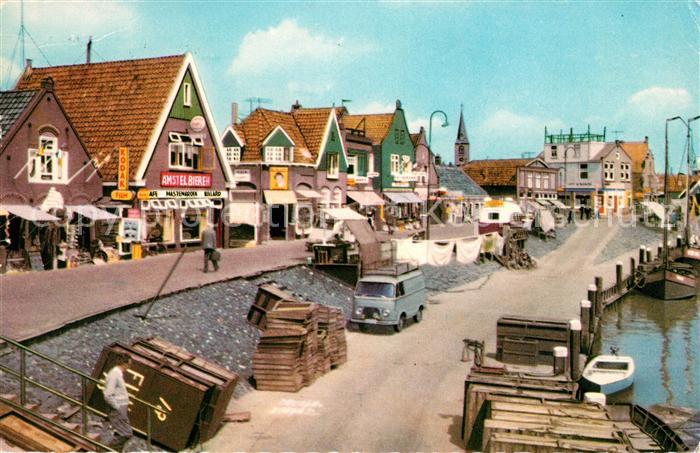 Volendam Stadtansicht Hafen