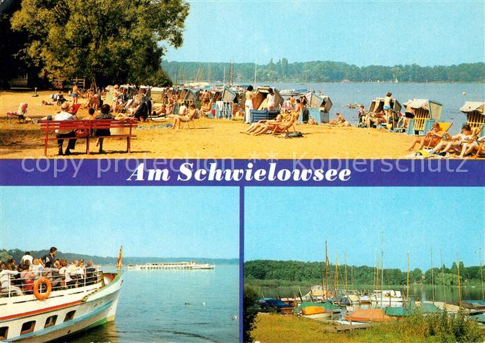 Ferch Strandbad Anlegestelle Weisse Flotte Seglerhafen Schwielowsee