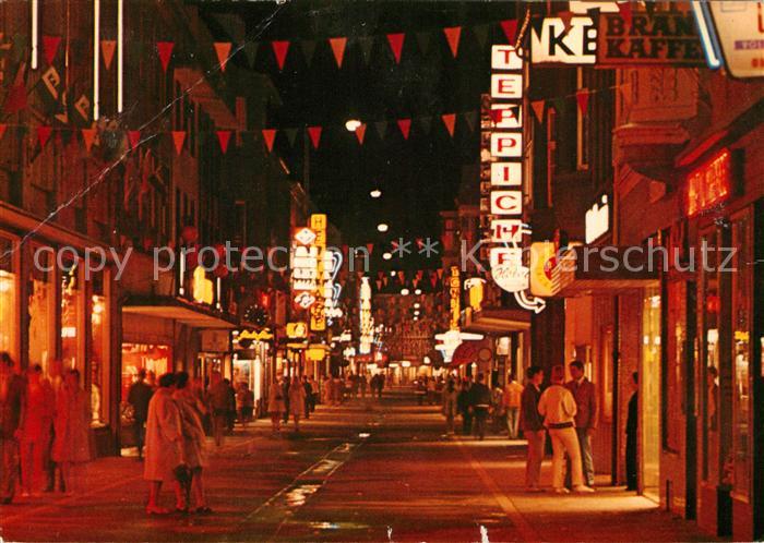 Wilhelmshaven Marktstrasse Nacht