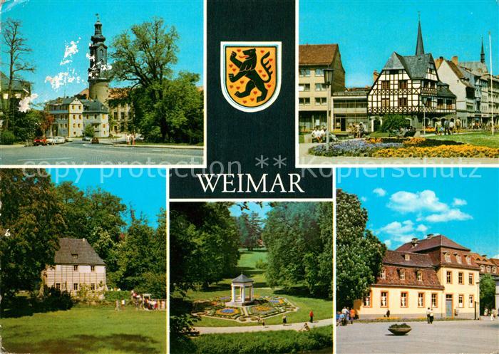 Weimar Thueringen Schloss Markt Goethes Gartenhaus Schlosspark Tiefurt Musentemp
