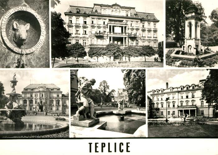 Teplice Stadtansichten