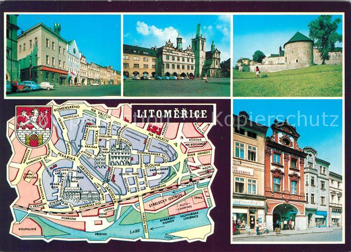 Litomerice Leitmeritz Nordboehmen Stadtansichten