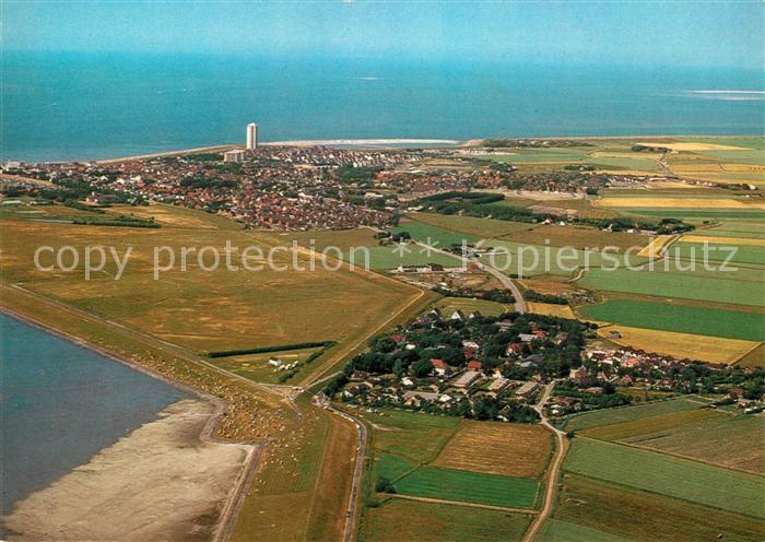 Deichhausen Buesum Fliegeraufnahme