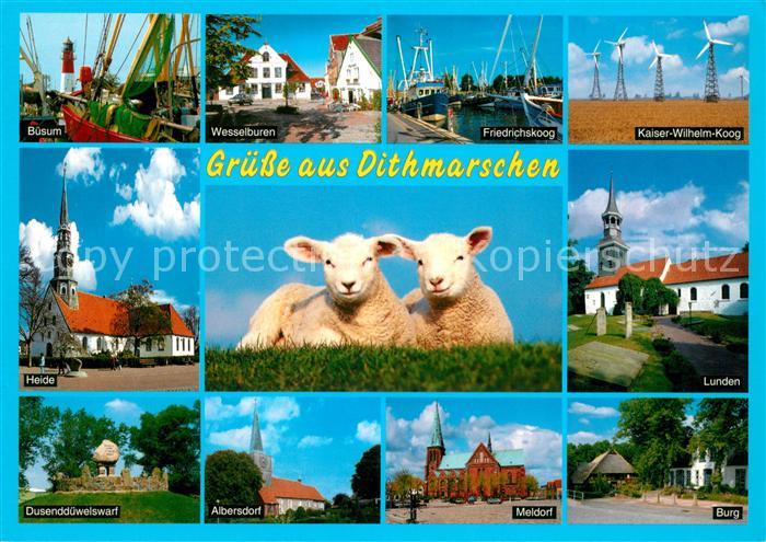 Buesum Nordseebad Wessenburen Friedrichskoog Kaiser Wilhelm Koog Heide Meldorf B