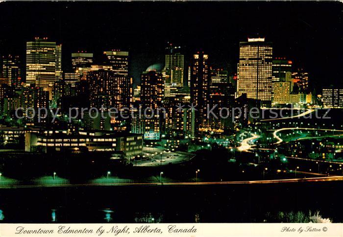 Alberta  Downtown Edmonton Nacht