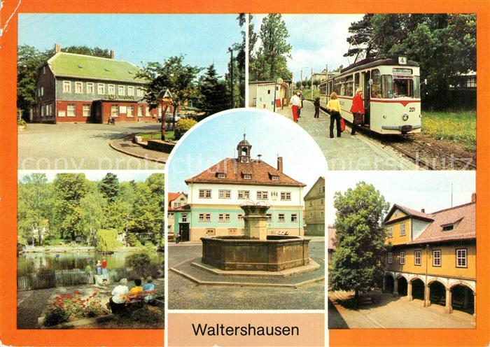 Waltershausen Gotha Schnepfenthal Gaststaette zur Tanne Thueringerwaldbahn Ratha