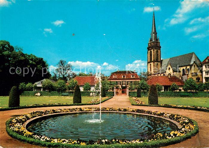 Darmstadt Prinz Georg Garten Porzellanschloesschen Elisabethen Kirche