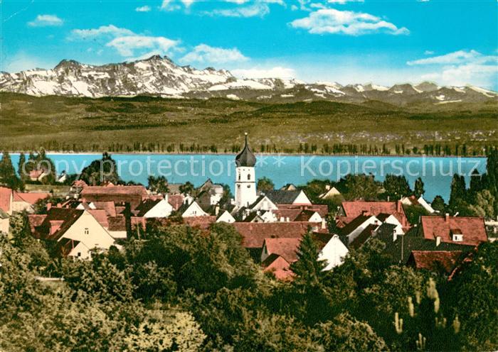 Allensbach Bodensee Schweizer Alpen