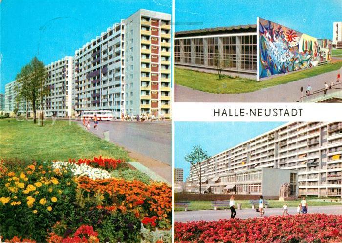 Halle-Neustadt Hochhaeuser