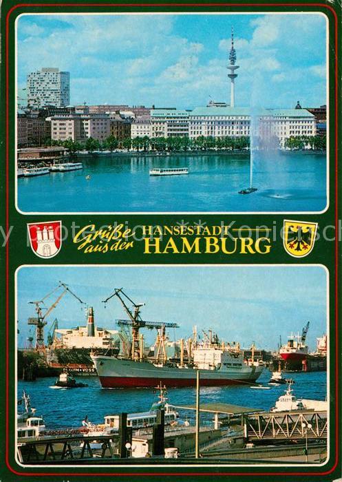 Hamburg Fernsehturm Hafen