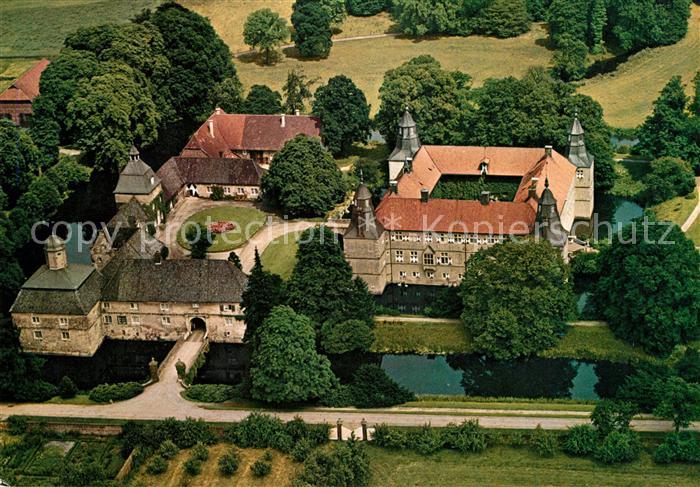 Herbern Fliegeraufnahme Schloss Westerwinkel