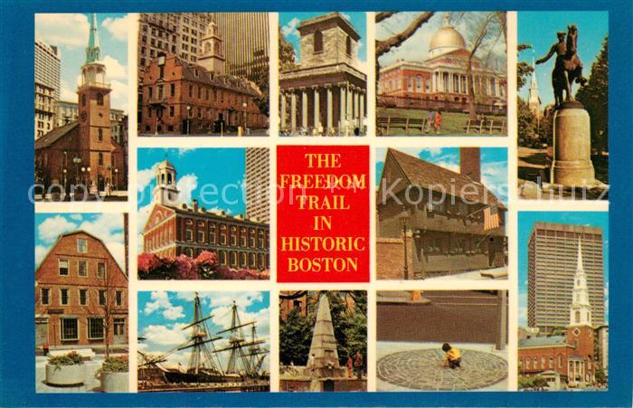 Boston Massachusetts The Freedom Trail Kings Chapel Old State House Paul Revere