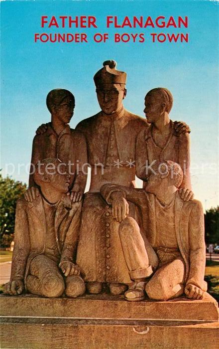 Boys Town Statue Father Flanagan