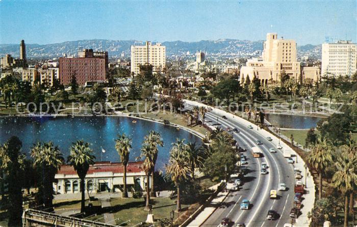 Los Angeles California Wilshire Boulevard Through General Douglas Mac Arthur Par