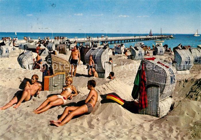 Groemitz Ostseebad Strand Seebruecke