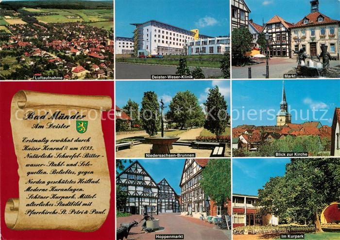 Muender Bad Kurpark Hoppenmarkt Fliegeraufnahme Markt