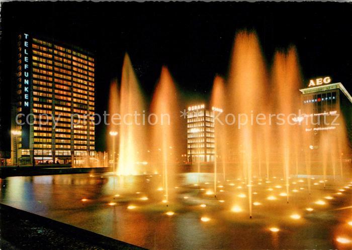 BERLIN  CITY Nachtaufnahme Ernst Reuter Platz