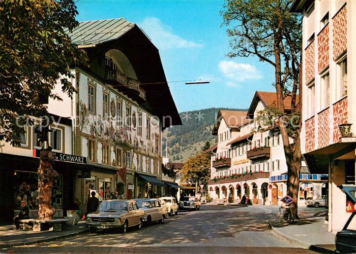 Oberammergau Dorfstraße Geburtshaus Ludwig Thoma Hotel Wittelsbach