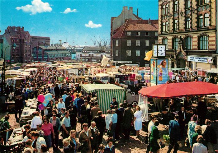 Hamburg Sankt Pauli Fischmarkt