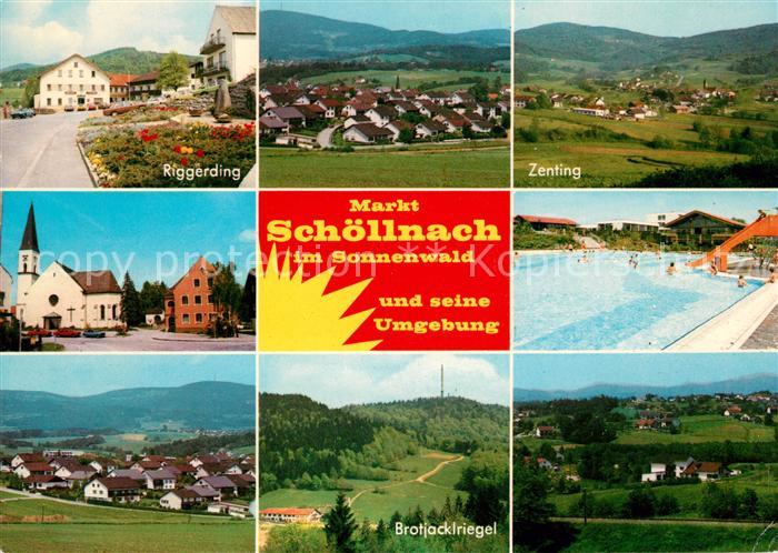 Schoellnach Riggerding Zenting Brotjacklriegel Kirche Panoramen