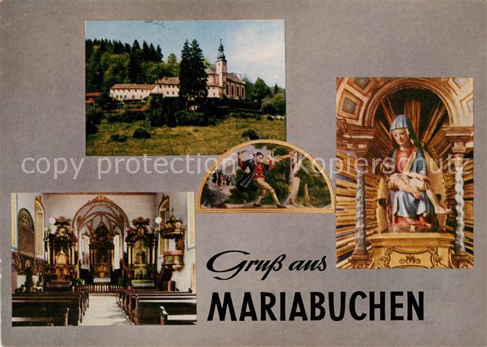 Mariabuchen Kirche Legendenbild Gnadenbild
