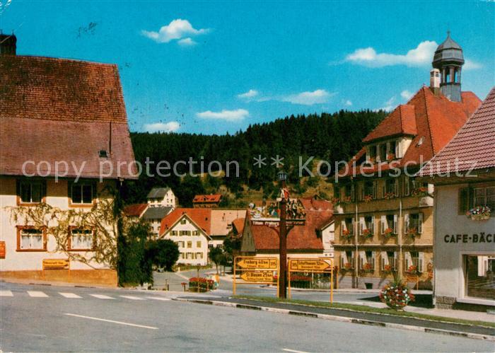 Lenzkirch Hochschwarzwald BW Cafe Bäckerei Rathaus