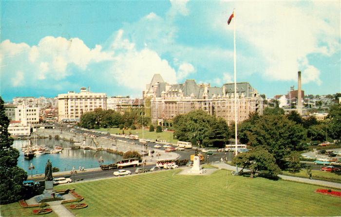 Victoria British Columbia Empress Hotel Hafen