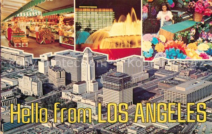 Los Angeles California Farmers Market Flower day Olvera Civic Center Civic Mall