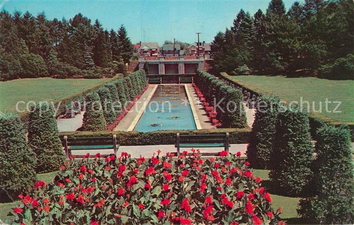 Hamilton Ontario The Sunken Garden Mc Master University