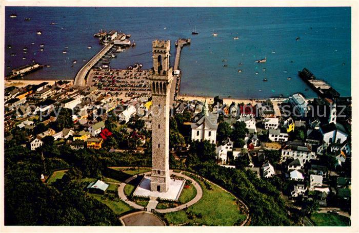 Cape Cod Mass. Fliegeraufnahme Pilgrim Tower