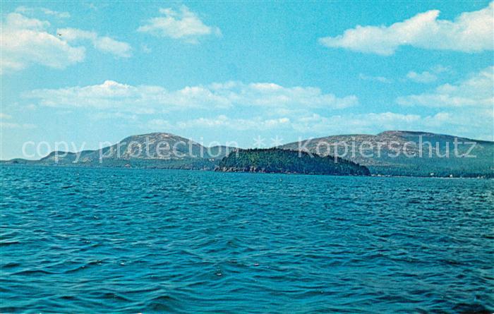 Bar Harbor Mont Desert Island Frenchmans Bay Cruise Boat