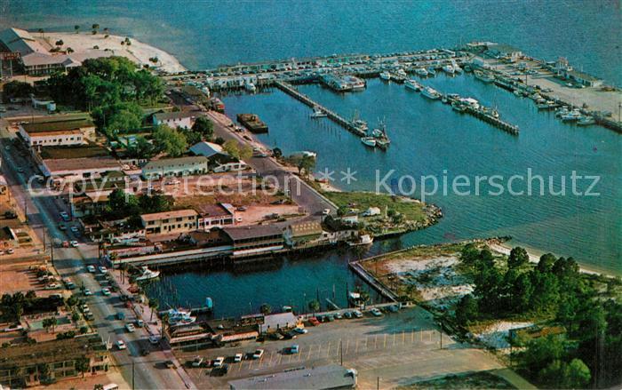Panama City Florida Fliegeraufnahme Smith Yacht Basin Saint Andrew Marina