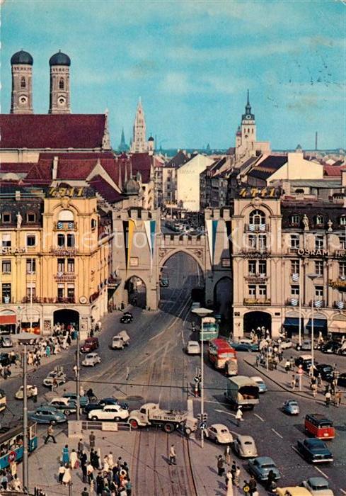 Muenchen Stachus Karlstor