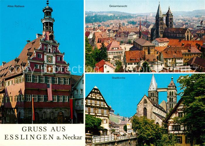 Esslingen Neckar Altes Rathaus Stadtkirche Panorama