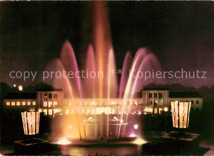 Lippspringe Bad Kurhaus Leuchtfontäne
