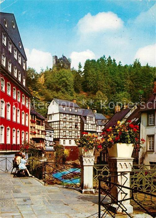Monschau Rotes Haus Burgruine Haller