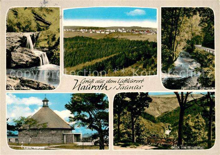 Nauroth Heidenrod Wisperquelle Naurother Schweiz Kirche Panorama