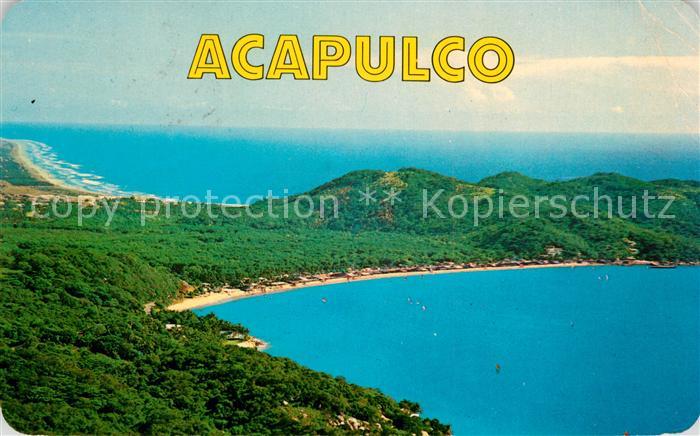 Acapulco Panoramica de la Bahia de Puerto Marquez vista aerea