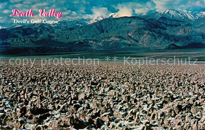 Death Valley Devils Golf Course Mountains Landscape