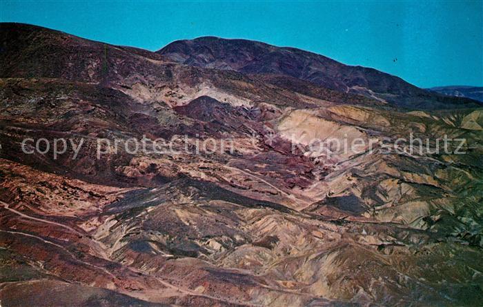 Barstow California Calico Mountains aerial view