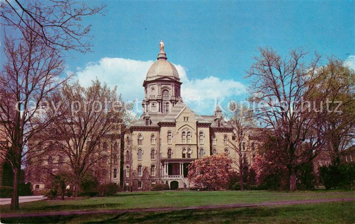 Notre Dame United States University Main Building Magnolias