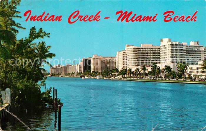 Miami Beach Luxurios Hotels front on Indian Creek